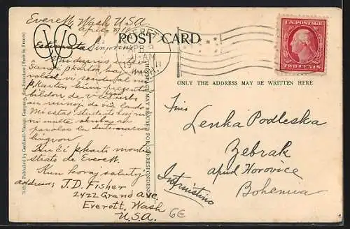 AK Everett, WA, View of Colby Ave looking North