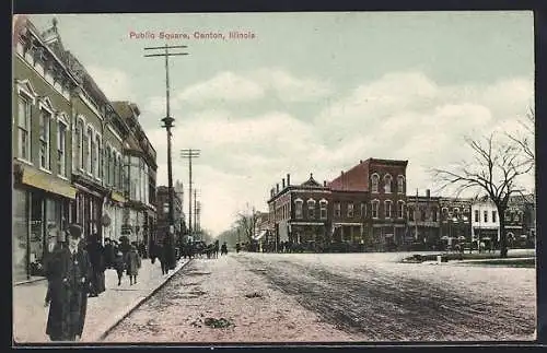 AK Canton, IL, Public Square