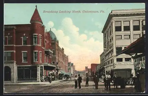 AK Uniontown, PA, Broadway Looking North