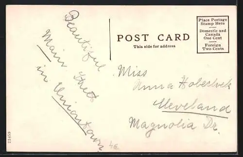 AK Uniontown, PA, Broadway Looking North