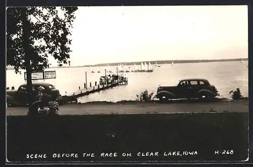 AK Clear Lake, IA, Scene before the Race