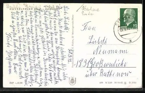 AK Hasselfelde, Am Markt