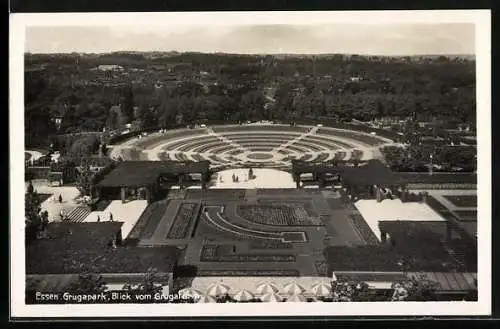 AK Essen, Gruga-Park, Blick vom Grugaturm