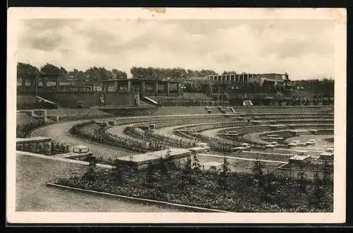 AK Essen, GRUGA Grosse Ruhrländische Gartenbau-Ausstellung 1929, Dahlien-Arena