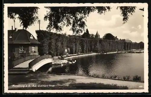AK Merseburg a. S., Am Gotthard-Teich