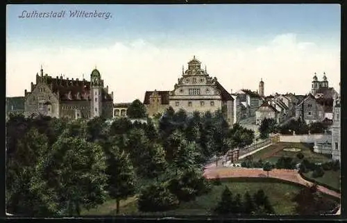 AK Wittenberg, Stadt im Hochsommer