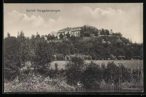 AK Burgscheidungen, Blick zum Schloss Burgscheidungen