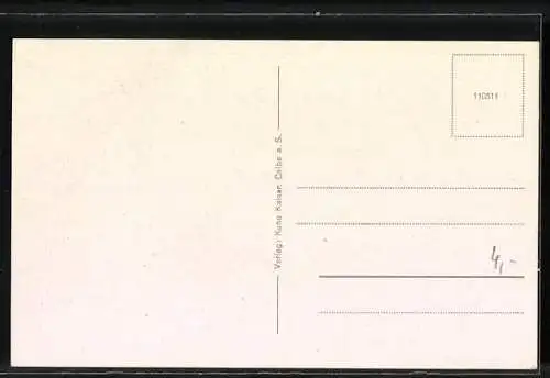 AK Calbe / Saale, Am Wehr