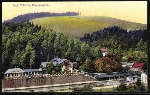 AK Rentzschmühle, Blick auf den Bahnhof