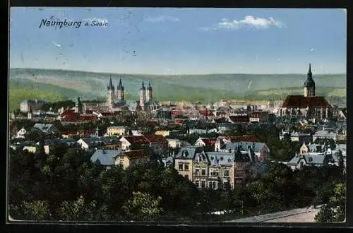 AK Naumburg / Saale, Teilansicht der Stadt