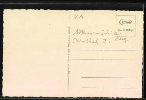 AK Festenburg / Oberharz, Blick auf das Kinderheim