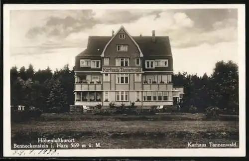 AK Benneckenstein, Hotel Kurhaus Tannenwald