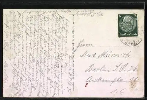 AK Tanne, Partie an der warmen Bode mit Jägerborn