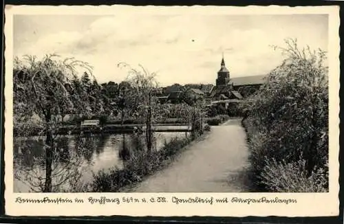 AK Benneckenstein, Gondelteich in den Kurparkanlagen