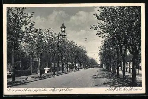 AK Truppenübungsplatz Altengrabow, Strasse