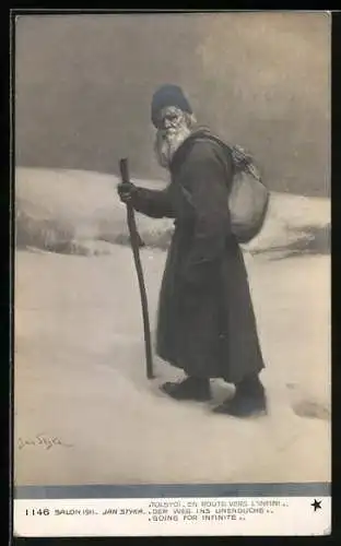 AK Tolstoi, Der Weg ins Unendliche, Der Dichter auf Wanderschaft