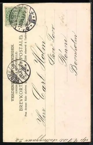 AK Seiltänzer und torkelnder Mann, Scherz