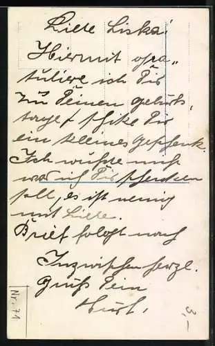 AK Alt-Heidelberg, Student mit junger Kellnerin und Bierseideln, Prost Karl Heinz