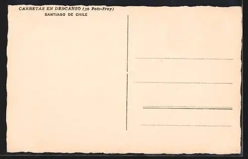 AK Santiago de Chile, Carretas en Descanso