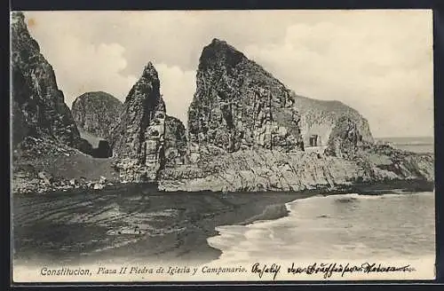 AK Constitucion, Plaza II Piedra de Iglesia y Campanario
