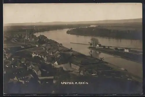 AK Speyer a. Rhein, Teilansicht