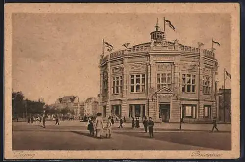 AK Leipzig, Restaurant Panorama, Rundbau