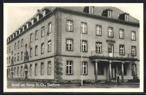 AK Zwettl am Kamp, Blick auf die Sparkasse