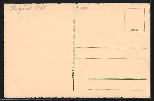 AK Waldegg, Blick aus dem Dürnbachtal auf die Hohe Mandling