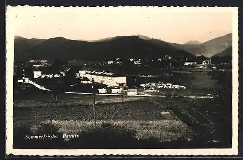 AK Pernitz, Ortsansicht mit Karussell