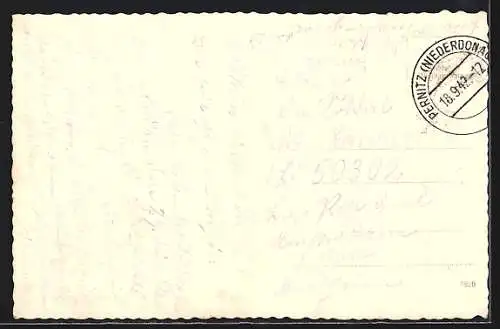 AK Pernitz, Ortsansicht mit Karussell