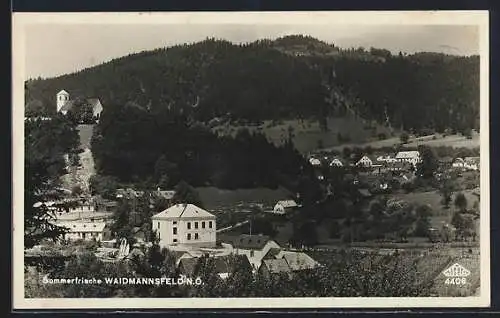 AK Waidmannsfeld, Blick auf den Ort