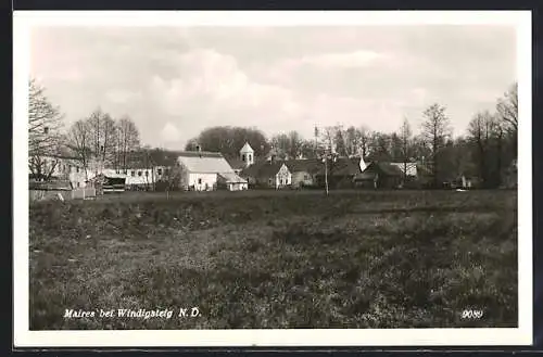 AK Windigsteig /N.-Oe., Meires, Ortsansicht mit Kirche