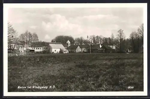 AK Windigsteig /N.-Oe., Maires, Ortsansicht mit Kirche