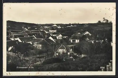 AK Hohenwarth /N. Oe., Ortsansicht aus der Vogelschau