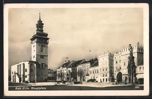 AK Retz, Kirche am Hauptplatz
