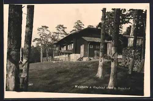 AK Berndorf /N.-Oe., Gasthaus Waldhütte am Guglzipf