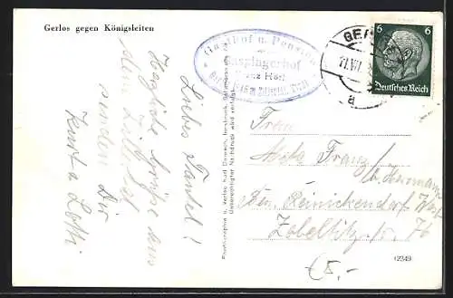 AK Gerlos, Ortsansicht gegen Königsleiten