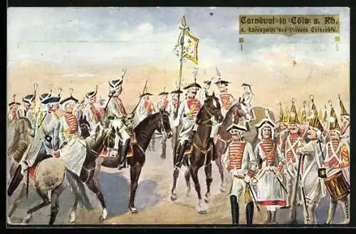 Künstler-AK Cöln a. Rh., Carneval, Ehrengarde des Prinzen Carneval