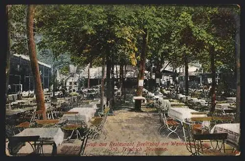 AK Berlin-Wannsee, Restaurant Beelitzhof, Inh. Friedrich Neumann