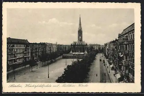 AK Berlin-Schöneberg, Winterfeldtplatz mit Matthias-Kirche