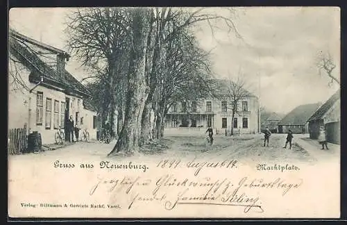 AK Neuenburg / Oldenburg, Hotel am Marktplatz
