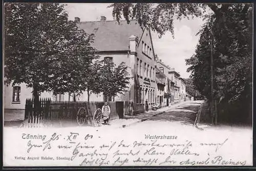 AK Tönning, Partie in der Westerstrasse