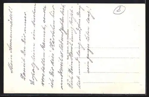 AK Erpolzheim, Bahnhof mit Auto, Kolonialwaren von Fr. Flory