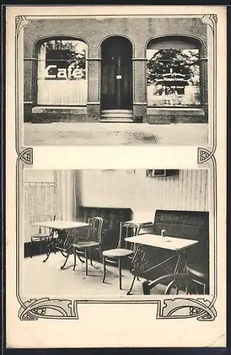 AK Alfeld /Leine, Cafe Lorenz, Bahnhofstrasse 7 c