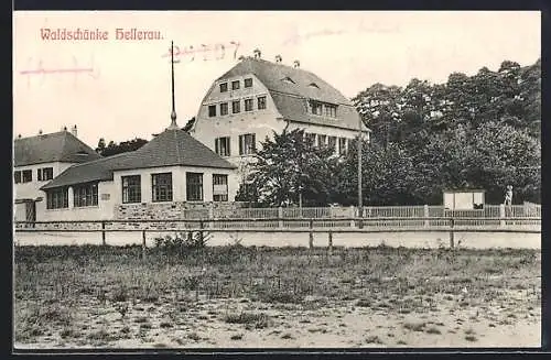 AK Dresden-Hellerau, Gasthaus Waldschänke