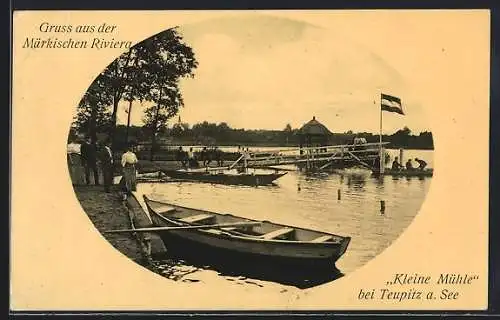 AK Teupitz, Partie an der Kleinen Mühle