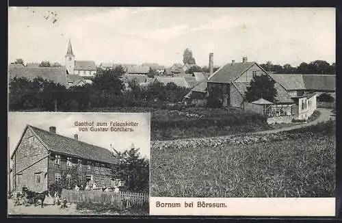 AK Bornum bei Börssum, Gasthof zum Felsenkeller von Gustav Borchers