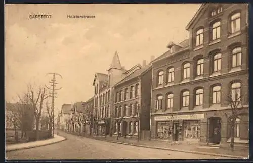 AK Sarstedt, Geschäft von Heinrich Weber in der Holztorstrasse