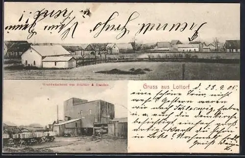 AK Lottorf, Grandwäscherei von Schlüter und Brandau