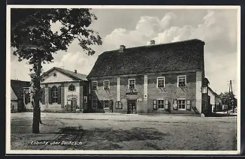 AK Löbnitz über Delitzsch, Gasthof zum Eichen-Ast, Bes. Otto Hartig